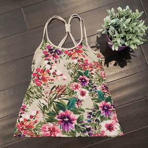 Delia's strap tank tropical sz XS